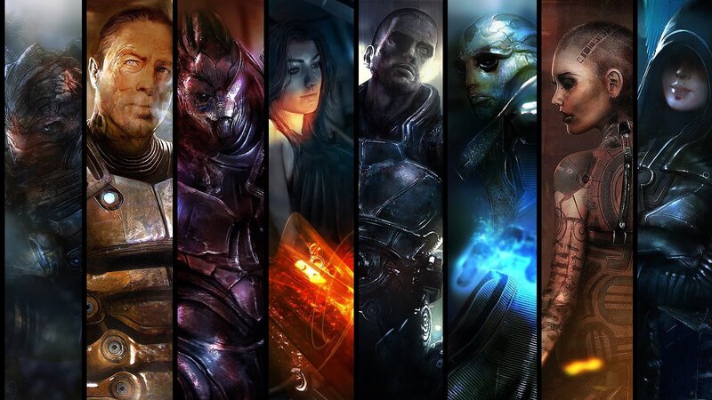 Characters in Armor — Black
