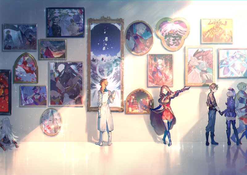 Characters in Art Gallery