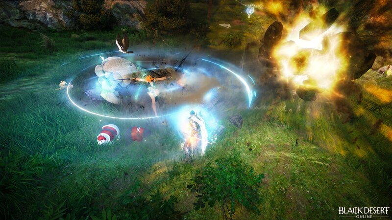 Characters in Combat — Green, Chaotic, Afternoon