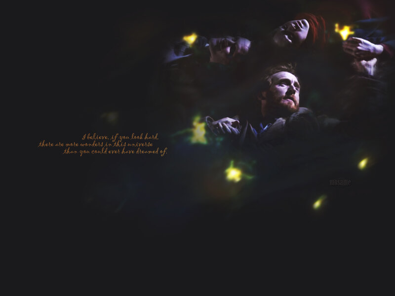 characters in dark scene