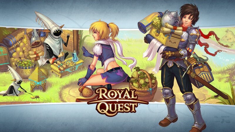 Characters in Fantasy Scene — Green, Adventurous