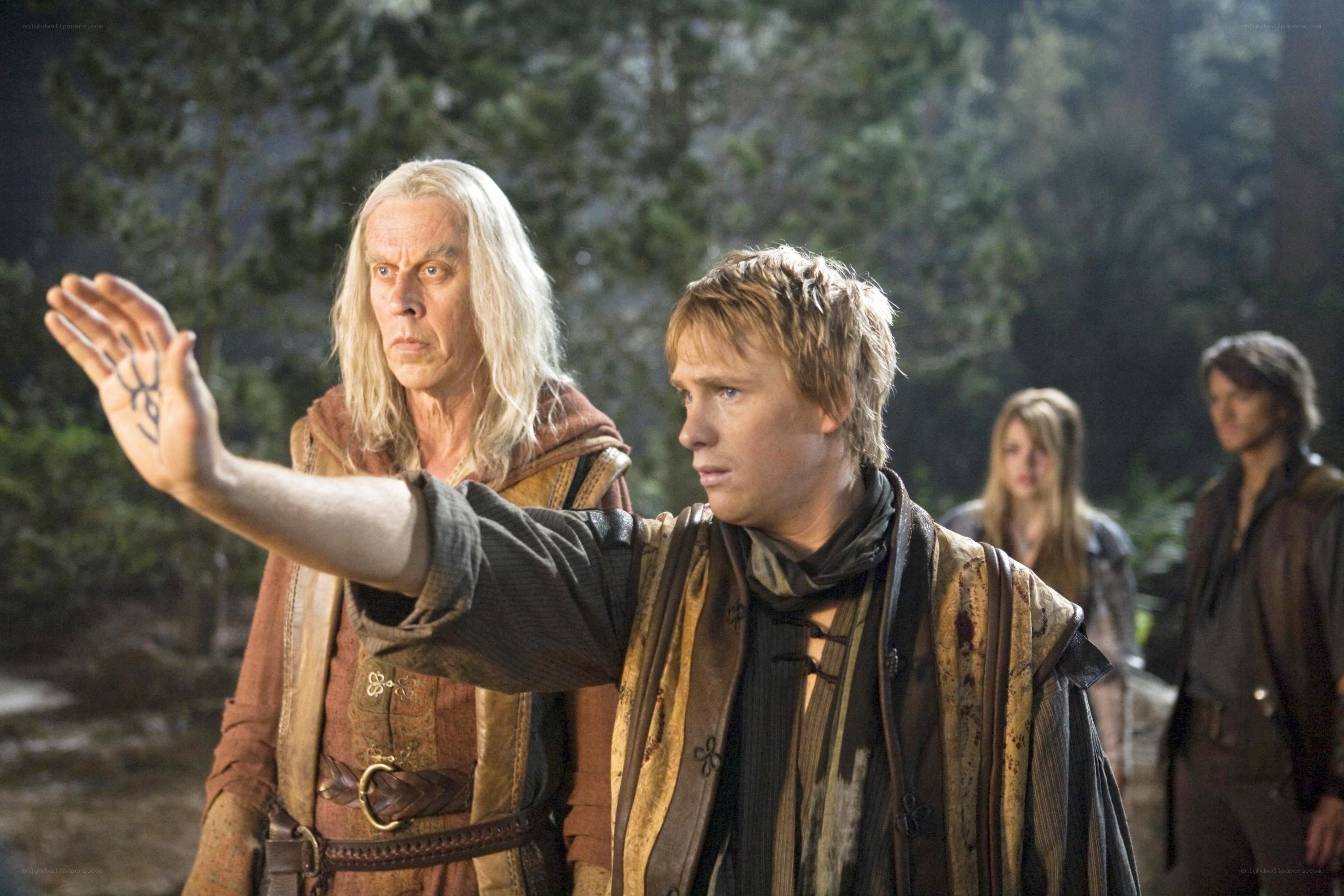 characters in fantasy scene