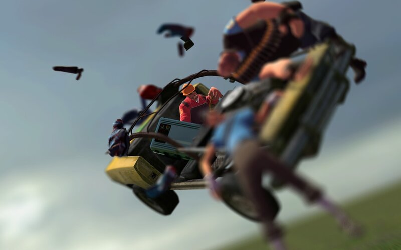 Characters in Flying Vehicle
