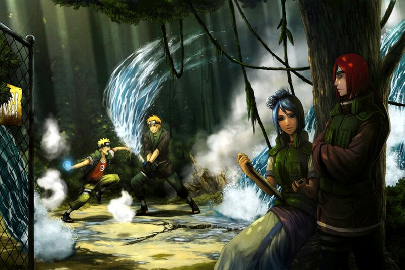 Characters in Forest Battle