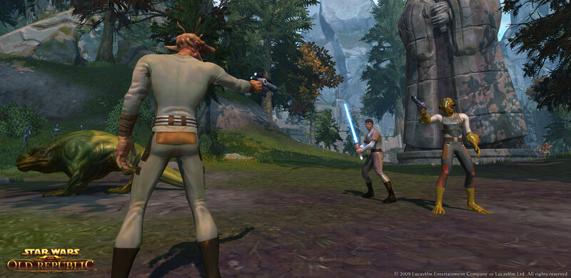 Characters in Forest Combat