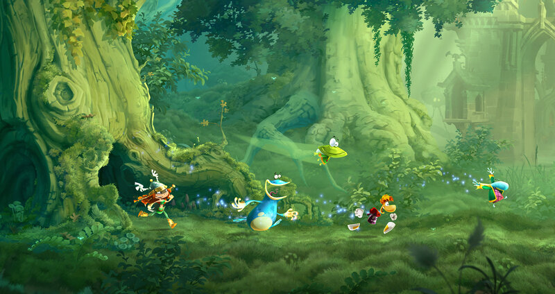 Characters in Forest — Green