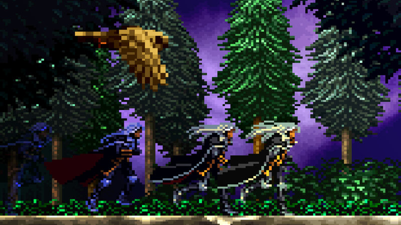 Characters in Forest — Purple