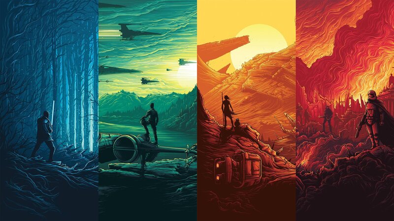 Characters in Four Landscapes