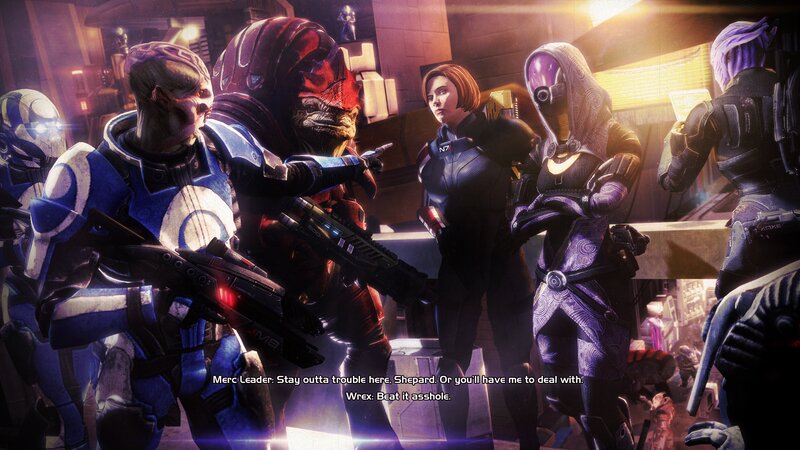Characters in Futuristic Armor — Blue, Tense