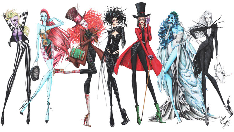 Characters in Gothic Fashion