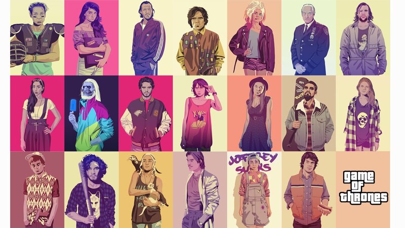 Characters in Grid