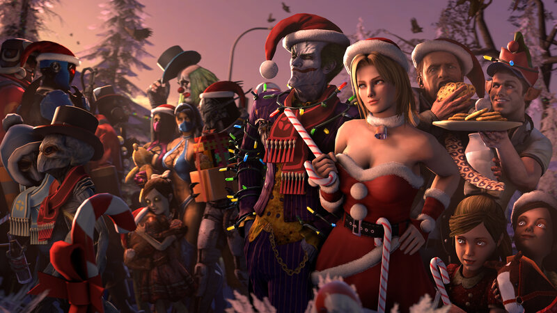 Characters in Holiday Costumes