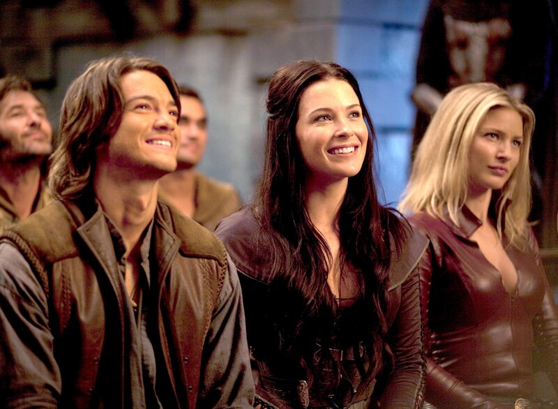 Characters in leather attire