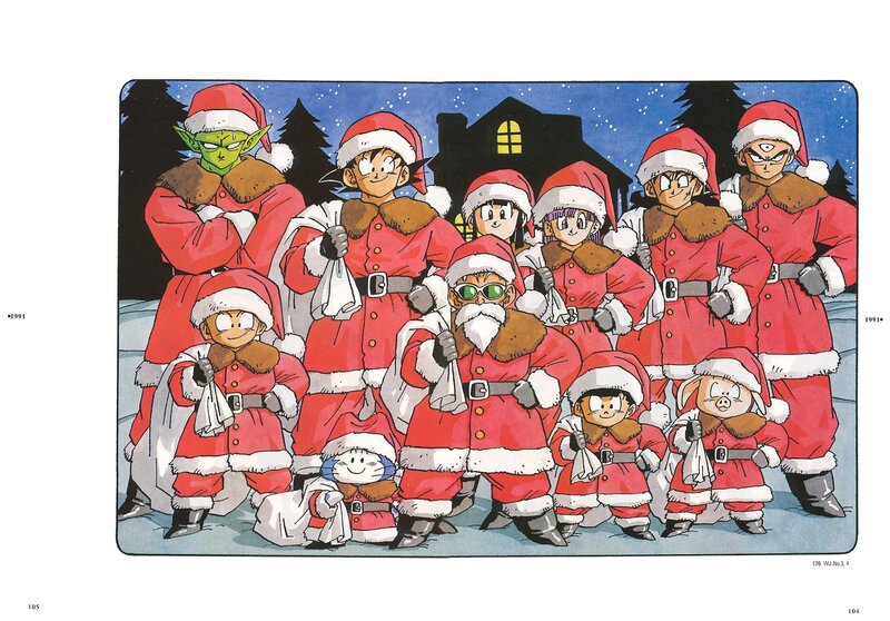 Characters in Santa Suits — Red
