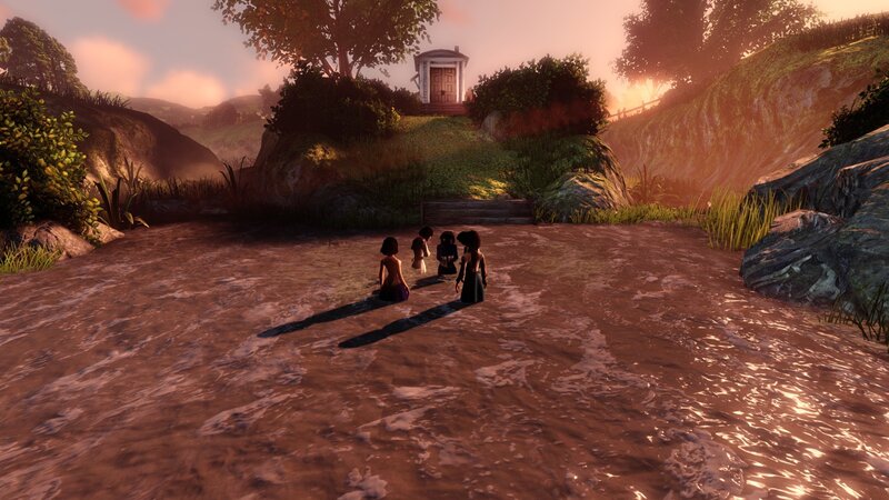 Characters in Shallow Water — Brown