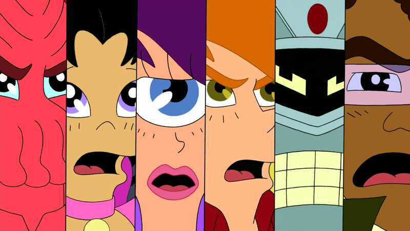 Characters in shock