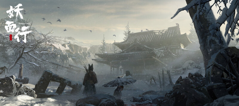 Characters in Snowy Ruins
