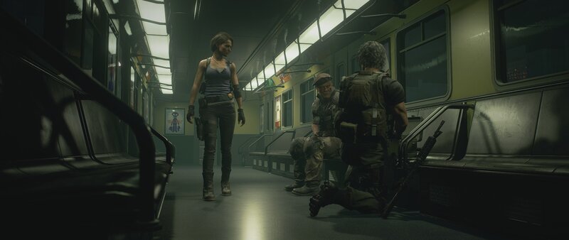 Characters in Subway Car