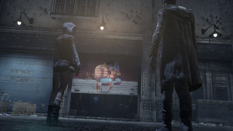 characters in urban alley