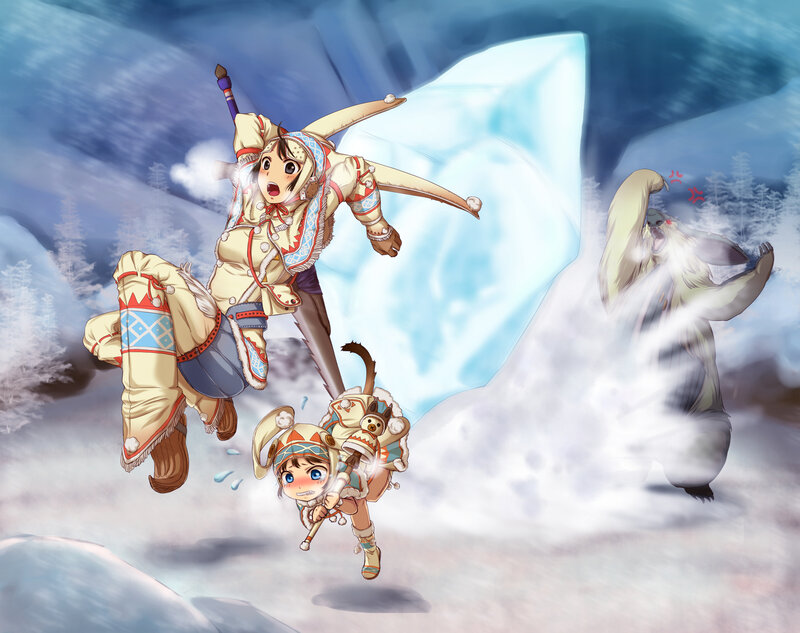 Characters in Winter Gear
