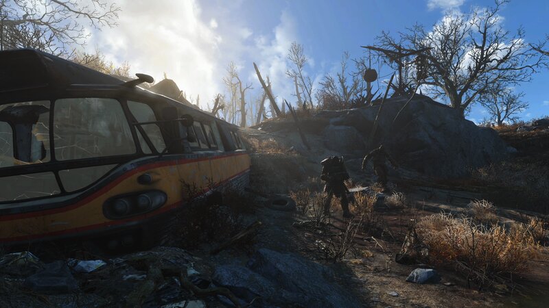 Characters Near Train Wreck