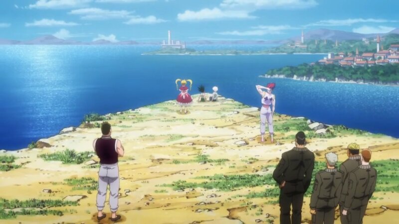 Characters on a Cliff