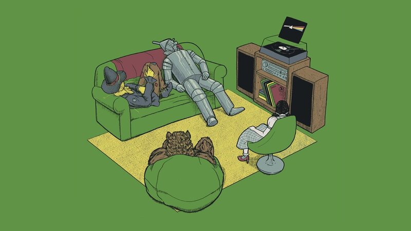 Characters on a Couch — Green