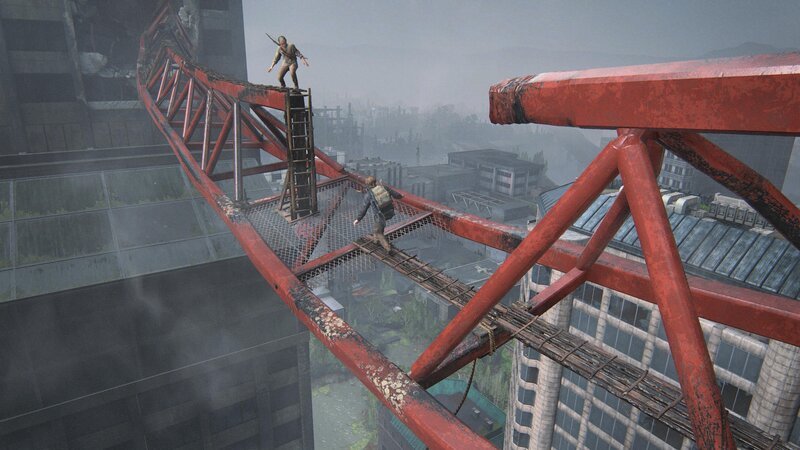 Characters on a Crane
