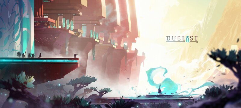 Characters on a Floating Platform