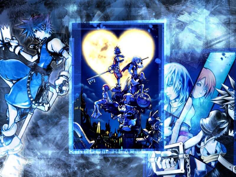 Characters on a Keyblade