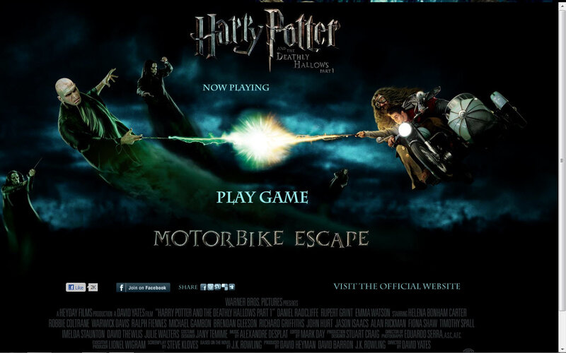 Characters on a Motorcycle — Black