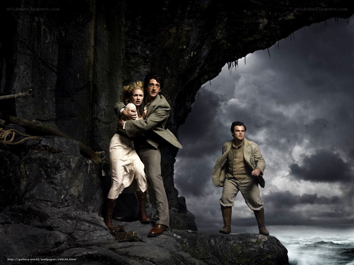 Characters on a rocky shore