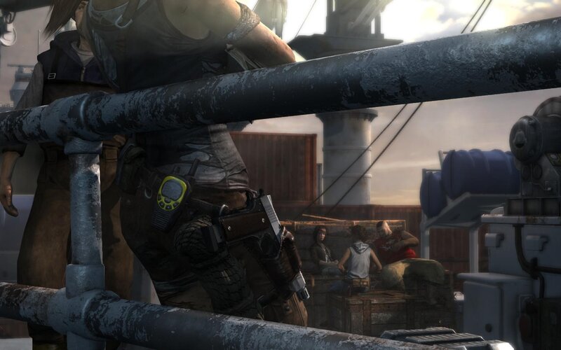 Characters on a Ship Deck