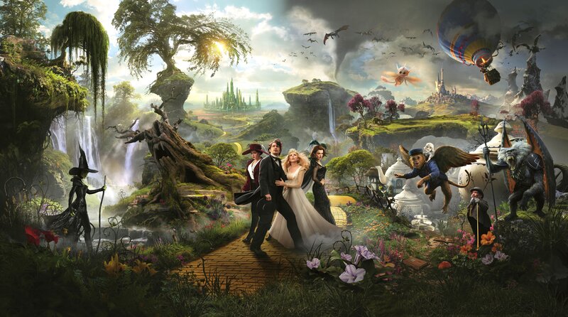 Characters on a Yellow Brick Road — Green