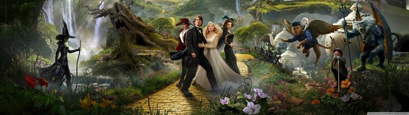 Characters on a Yellow Brick Road