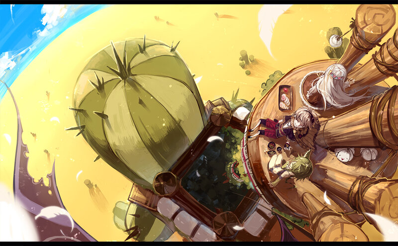 Characters on Airship