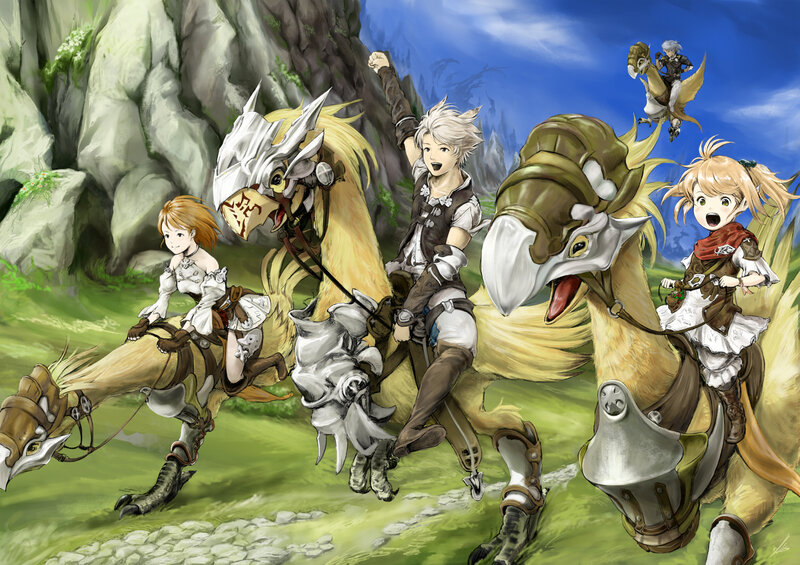 Characters on Flying Creatures