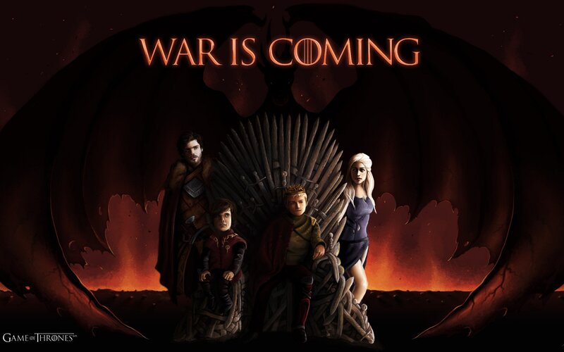 Characters on Throne