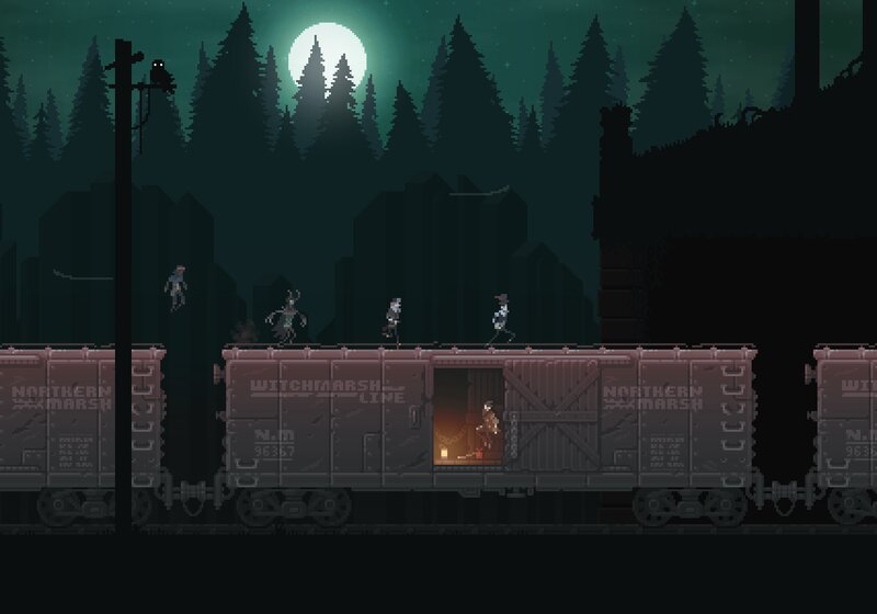 Characters on Train Cars