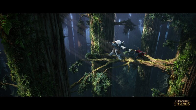 Characters on Tree Branch