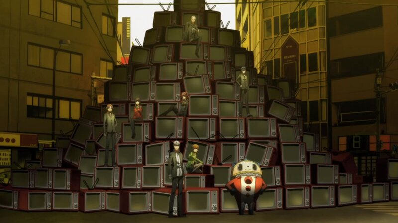 Characters on TV Pile