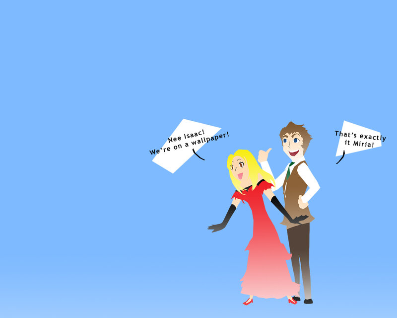 characters on wallpaper