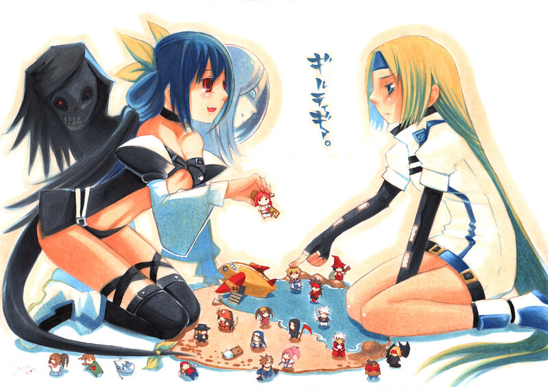 characters playing with figurines