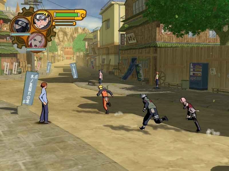 Characters Running in Street