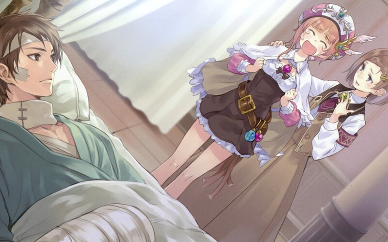 Characters visiting a patient