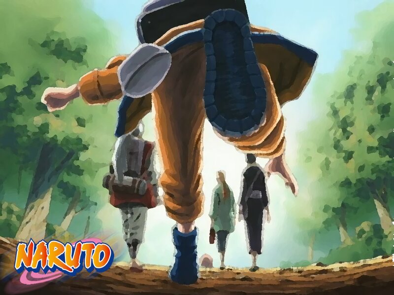 Characters Walking on Path