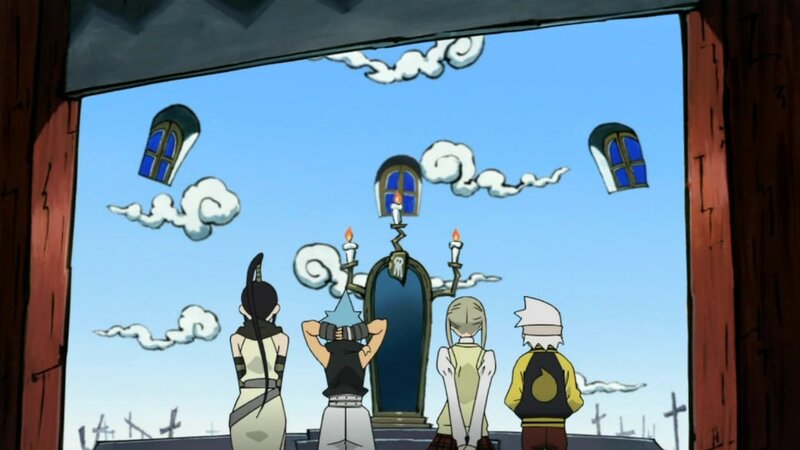 characters watching floating windows