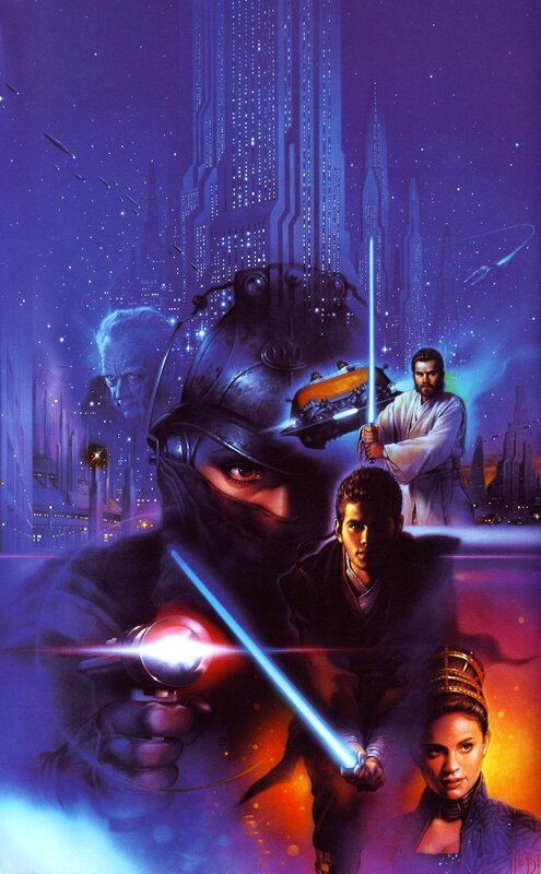 Characters with Lightsabers — Purple, Dramatic