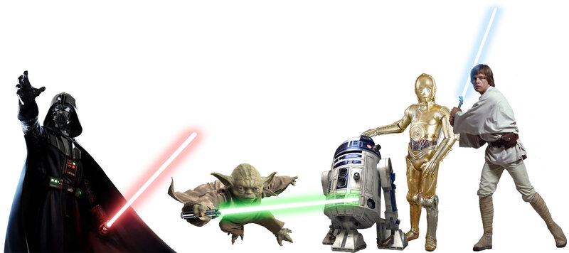 Characters with Lightsabers