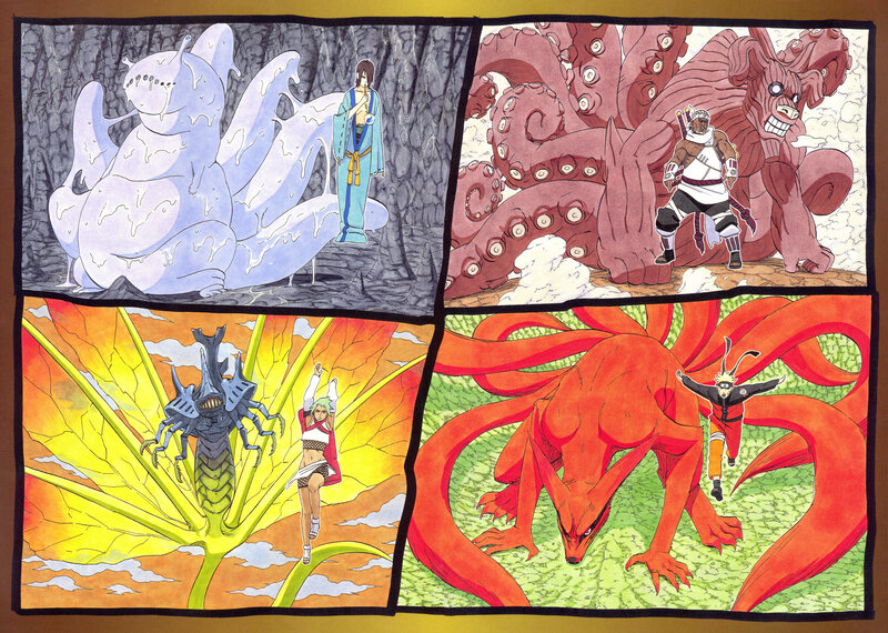 Characters with Tailed Beasts — Red
